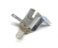 Miniature Bayonet Base 2-Lead Socket With Short Mounting Bracket