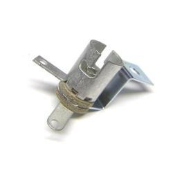 Miniature Bayonet Base 2-Lead Socket With Short Mounting Bracket