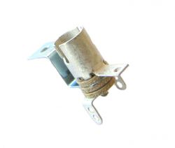 Miniature Bayonet Base 3-Lead Socket With Short Mounting Bracket