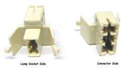 IDC Snap-On Lamp Socket (With Diode)