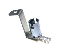 Miniature Bayonet Base 1-Lead Socket With Long Mounting Bracket
