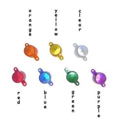 Plastic Light Domes With Screw Tabs