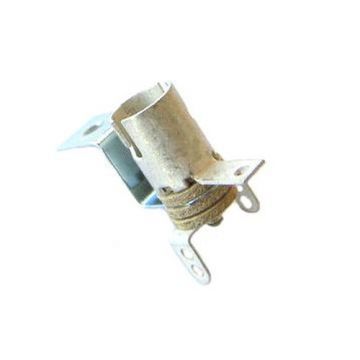 Miniature Bayonet Base 3-Lead Socket With Short Mounting Bracket