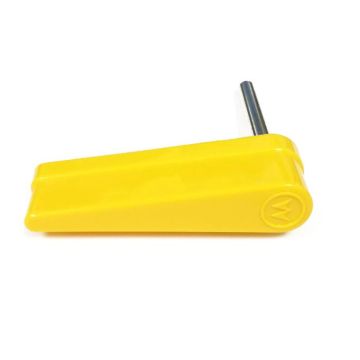 Williams Logo Flipper Bat And Shaft Assembly -  20-10110-6 - Yellow