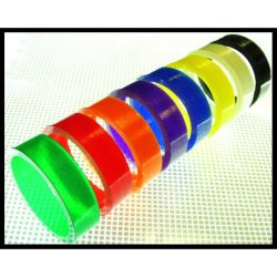 1" Mini Translucent High Gloss Super-Bands Flipper Rubber
