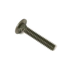 #10-24 x 1" Black Carriage Bolt