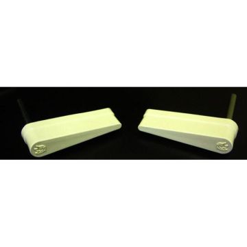 Sega "Sonic The Hedgehog" Logo Flipper Bat and Shaft Assembly - White
