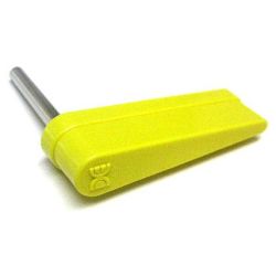 Data East Flipper Bat and Shaft Assembly - Yellow