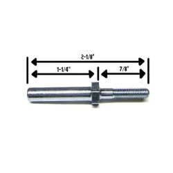 2-1/4" Tall Metal Post With #10-32 Threaded Base & #6-32 Threaded Female Top