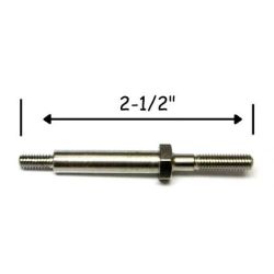2-1/2" Tall Metal Post With #10-32 Threaded Base & #8-32 Threaded Male Top