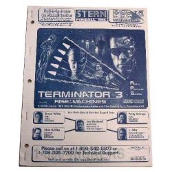 Stern Terminator 3 Manual