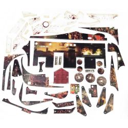 Stern The Walking Dead Pro Playfield Plastics Set