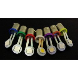 Premium Ghost Buster 1-SMD-LED #44/47 Bayonet Base Lamp With Flexible 90° Angle Leads