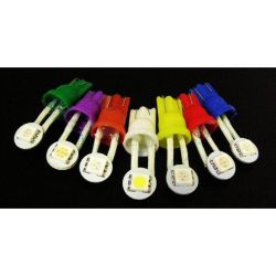 Premium Ghost Buster 1-SMD-LED #555 Wedge Base Lamp With Flexible 90° Angle  Leads