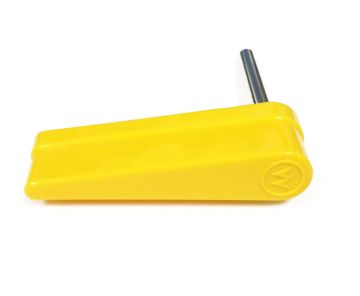 Williams Logo Flipper Bat And Shaft Assembly -  20-10110-6 - Yellow