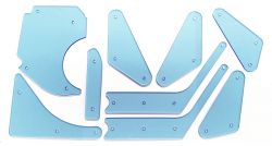 Fluorescent Blue Full Protector Set For America's Most Haunted