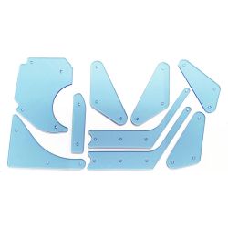 Fluorescent Blue Full Protector Set For America's Most Haunted