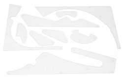 Flash Full Clear Plastic Protector Set