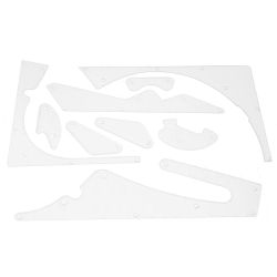 Flash Full Clear Plastic Protector Set