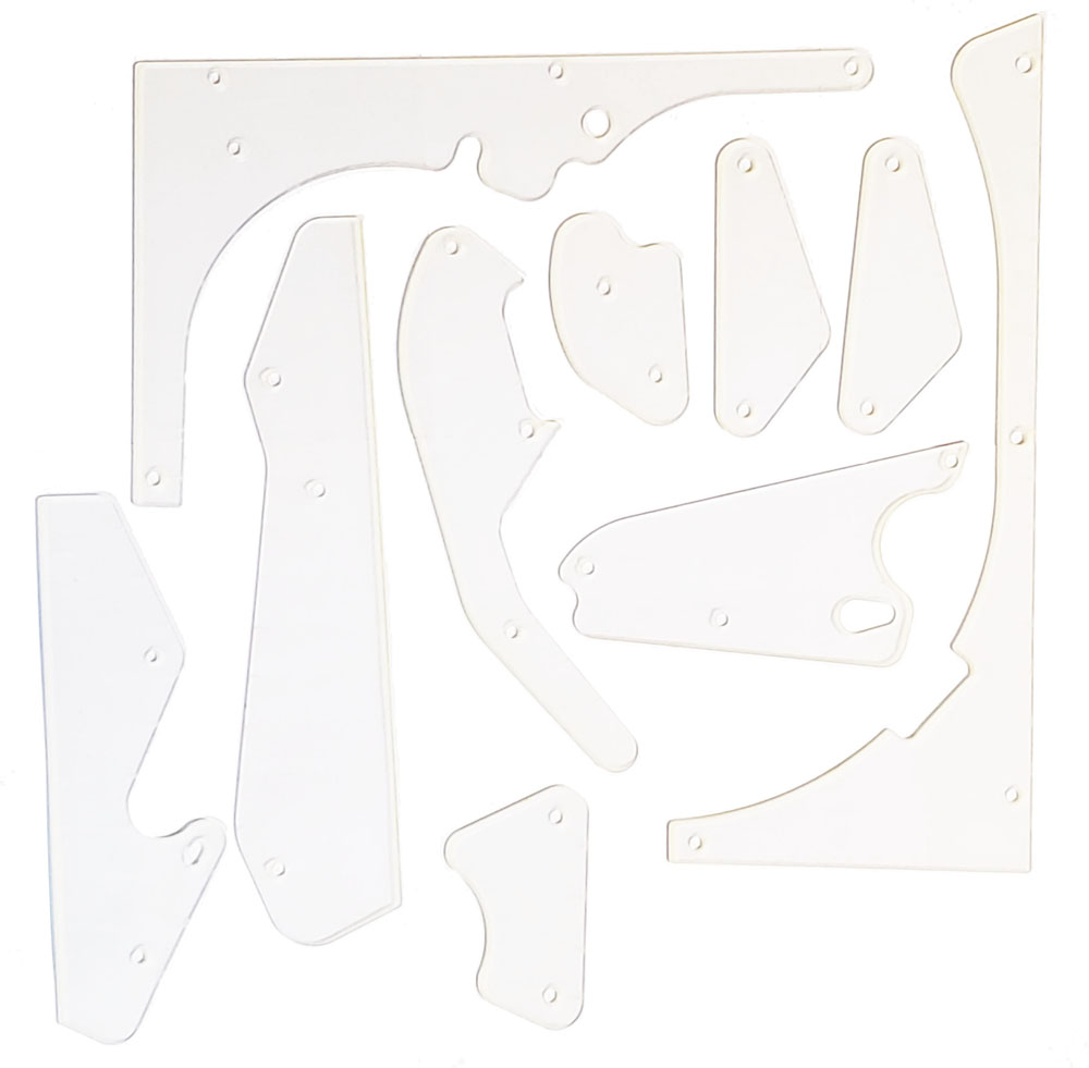 Blackout Full Clear Plastic Protector Set