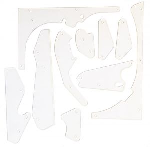 Blackout Full Clear Plastic Protector Set