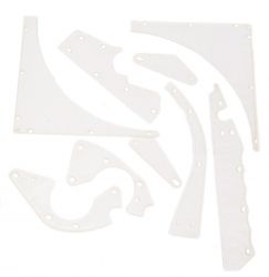 Bally Harlem Globetrotters Full Clear Plastic Protector Set