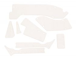 Star Trek The Next Generation Clear Plastic Set