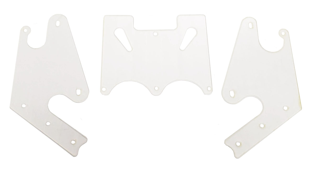 Pin*bot Clear & Colored PETG Plastic Protector Set