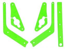 Fluorescent Green Batman '66 EZ-Install Plastic Protector Set