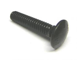 1/4-20  x 1-1/4" Black Carriage Bolt