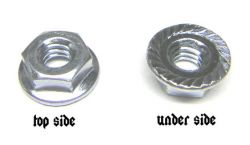 1/4-20 Coin Door Whiz Flange Locknut