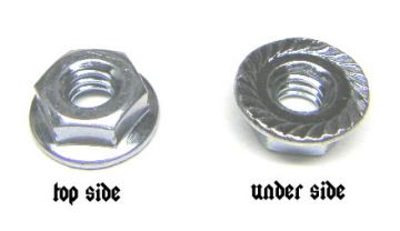 1/4-20 Coin Door Whiz Flange Locknut