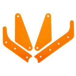 Fluorescent Orange Slingshot & Return Lane Protector Set For Baywatch