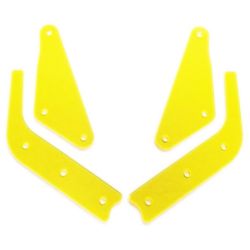 Fluorescent Yellow Slingshot Protector Set For Sega Jurassic Park, The Lost World
