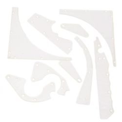 Bally Harlem Globetrotters Full Clear Plastic Protector Set