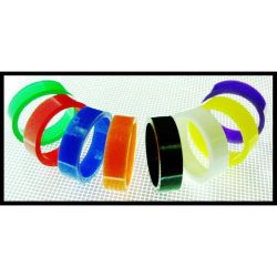 1-1/2" Standard Size Translucent High Gloss Super-Bands Flipper Rubber