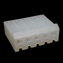 .156" (3.96mm) Crimp & Stuff 5-Position Housing With Locking Ramp