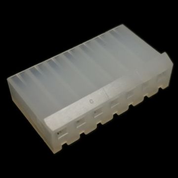 .156" (3.96mm) Crimp & Stuff 7-Position Housing With Locking Ramp