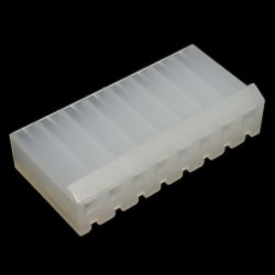 .156" (3.96mm) Crimp & Stuff 8-Position Housing With Locking Ramp
