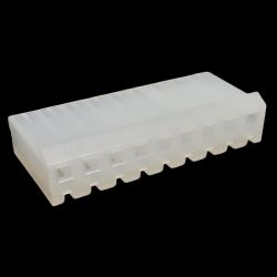 .156" (3.96mm) Crimp & Stuff 9-Position Housing With Locking Ramp