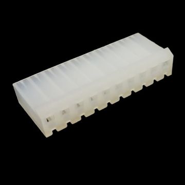 .156" (3.96mm) Crimp & Stuff 10-Position Housing With Locking Ramp