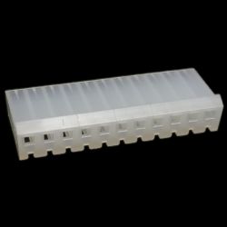 .156" (3.96mm) Crimp & Stuff 11-Position Housing With Locking Ramp