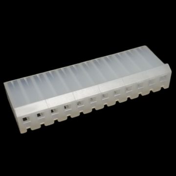 .156" (3.96mm) Crimp & Stuff 12-Position Housing With Locking Ramp