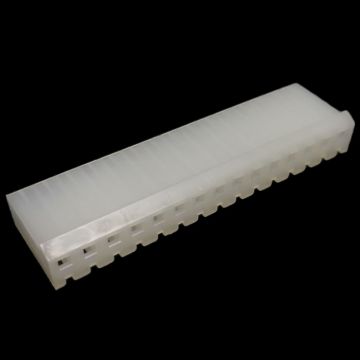 .156" (3.96mm) Crimp & Stuff 15-Position Housing With Locking Ramp