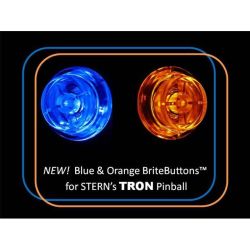 BriteButtons Illuminated Flipper Button Set For Tron