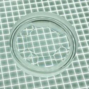 1" Round Transparent Gem Clear Playfield Insert