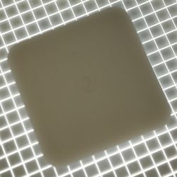 1" Square Opaque Stippled White Playfield Insert