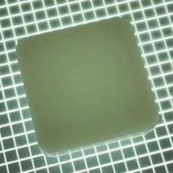 1" Square Opaque Starburst White Playfield Insert