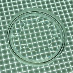 1-3/16" Round Transparent Gem Clear Playfield Insert