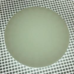 2-1/2" Round Opaque Starburst White Playfield Insert